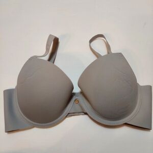 Lucky Brand Women's Gray Lightly Lined Soft Nylon Spandex Bra 38C